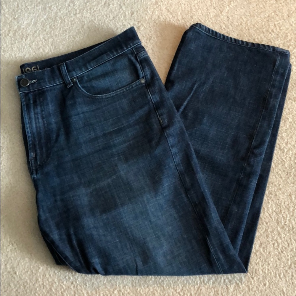 DL 1961 casual straight blue jeans